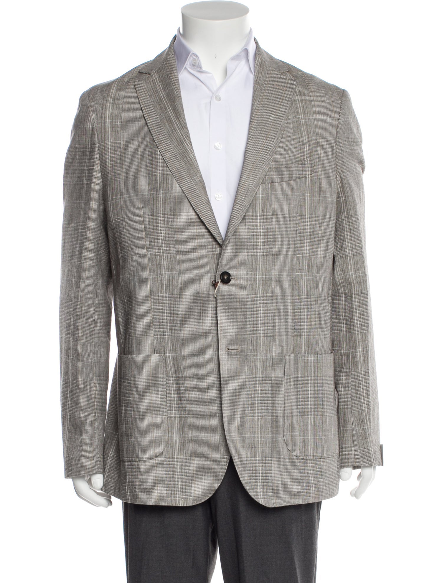 Herman & Sons Plaid Print Suit w/ Tags