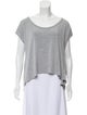Bateau Neckline Short Sleeve T-Shirt image 1