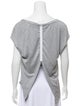 Bateau Neckline Short Sleeve T-Shirt image 3