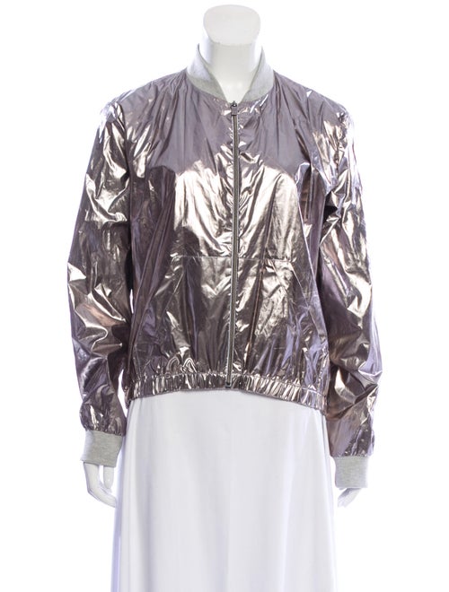 Heroine Sport Bomber Jacket Silver