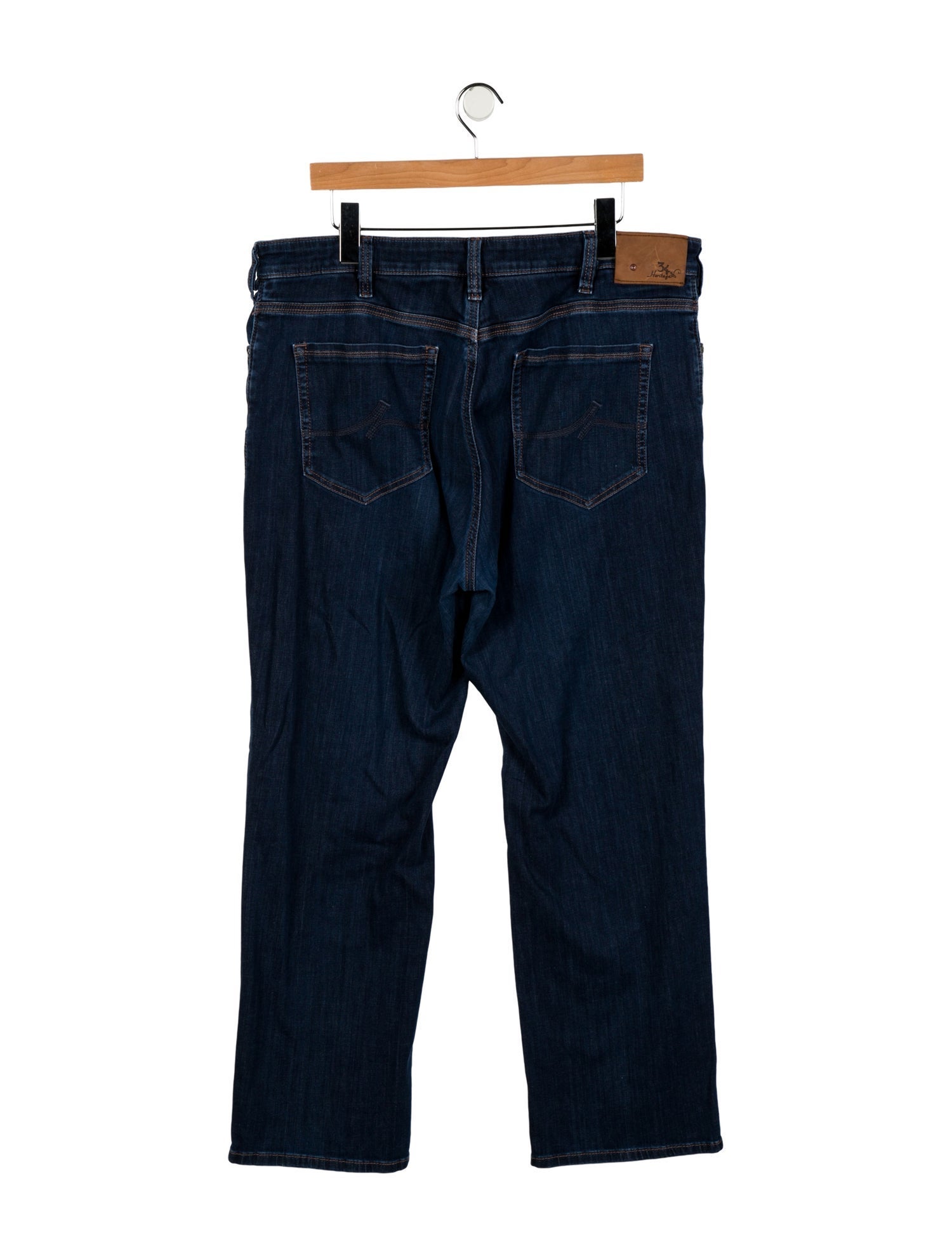 Heritage Mid-Rise Wide Leg Jeans