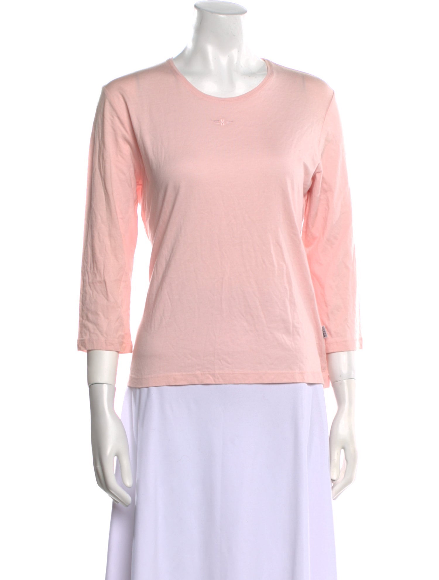 Hucke Crew Neck Three-Quarter Sleeve T-Shirt