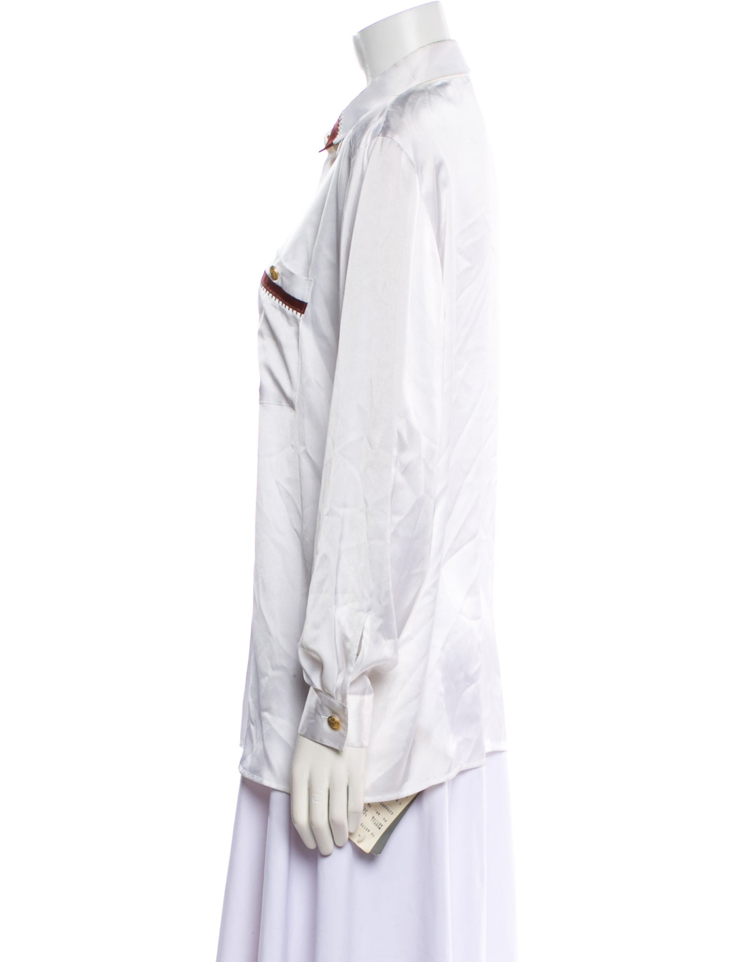 Hucke Long Sleeve Button-Up Top