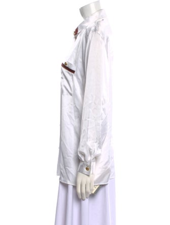 Hucke Long Sleeve Button-Up Top