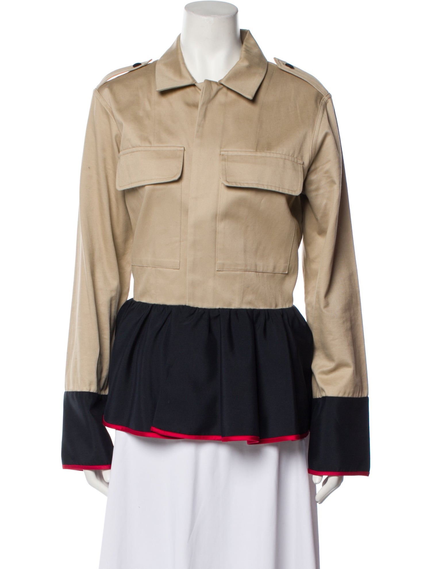 Harvey Faircloth Striped Utility Jacket