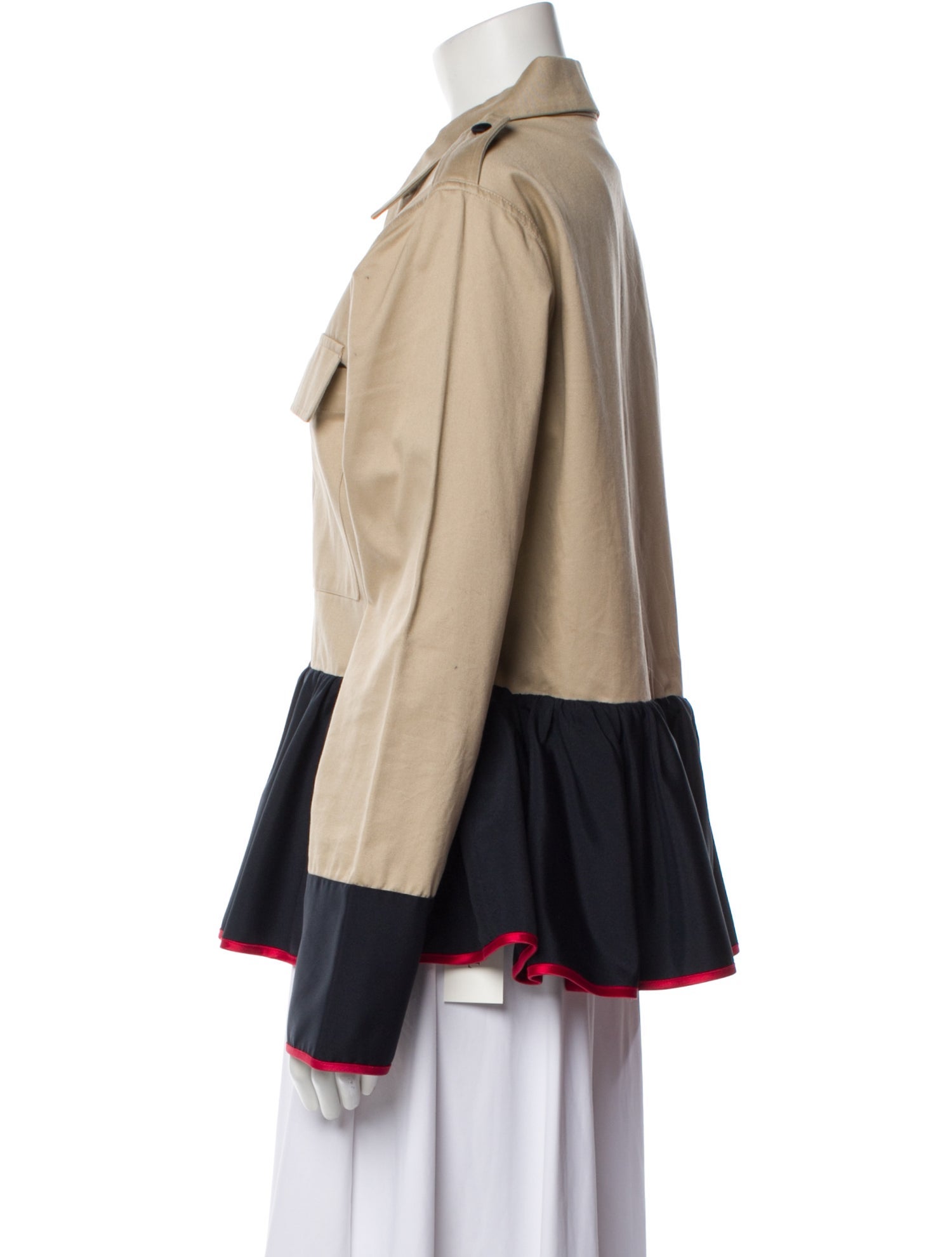 Harvey Faircloth Striped Utility Jacket