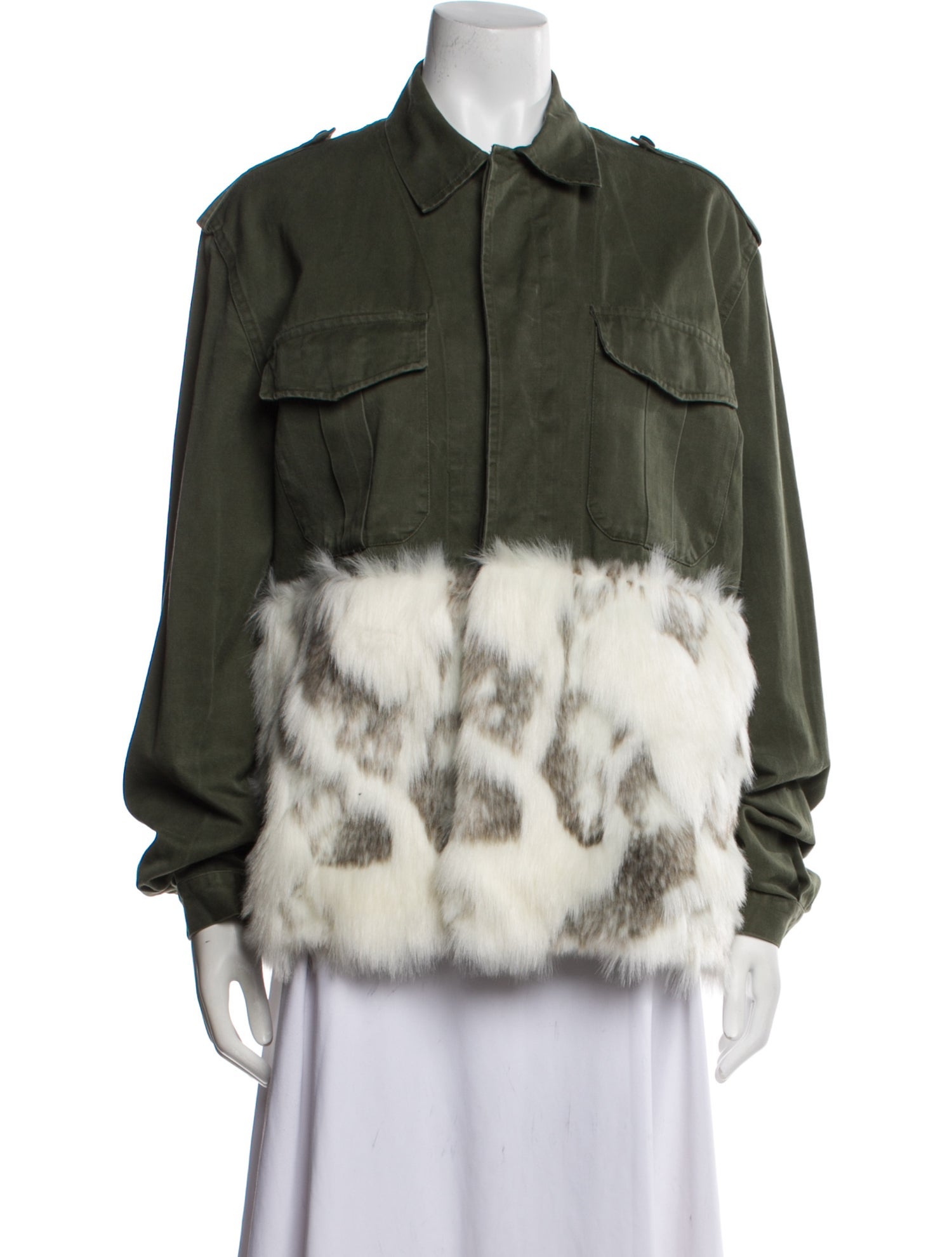 Faux Fur Swing Bomber Jacket by Harvey Faircloth | Rent the