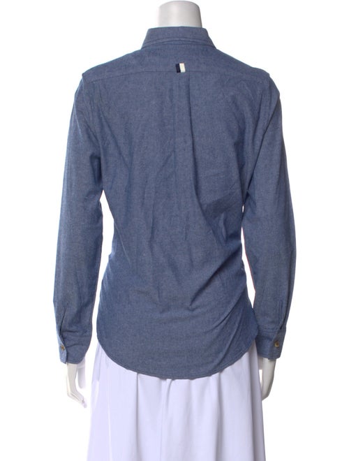 Harvey Faircloth Long Sleeve Button-Up Top