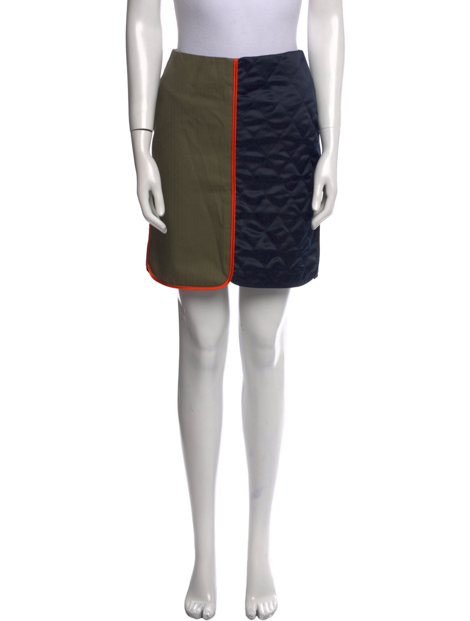 Harvey Faircloth Colorblock Pattern Mini Skirt w/ Tags