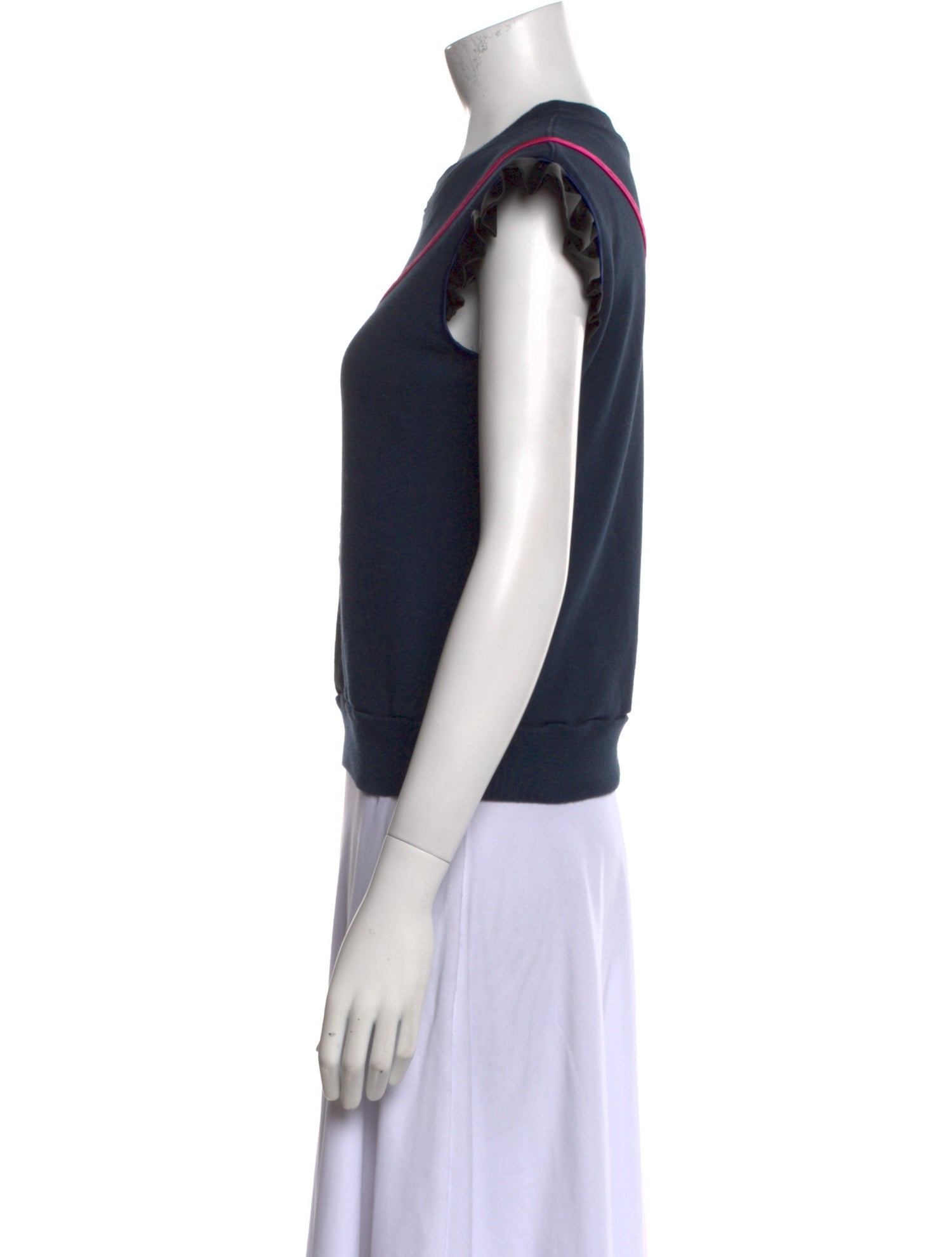 Harvey Faircloth Printed Crew Neck Top