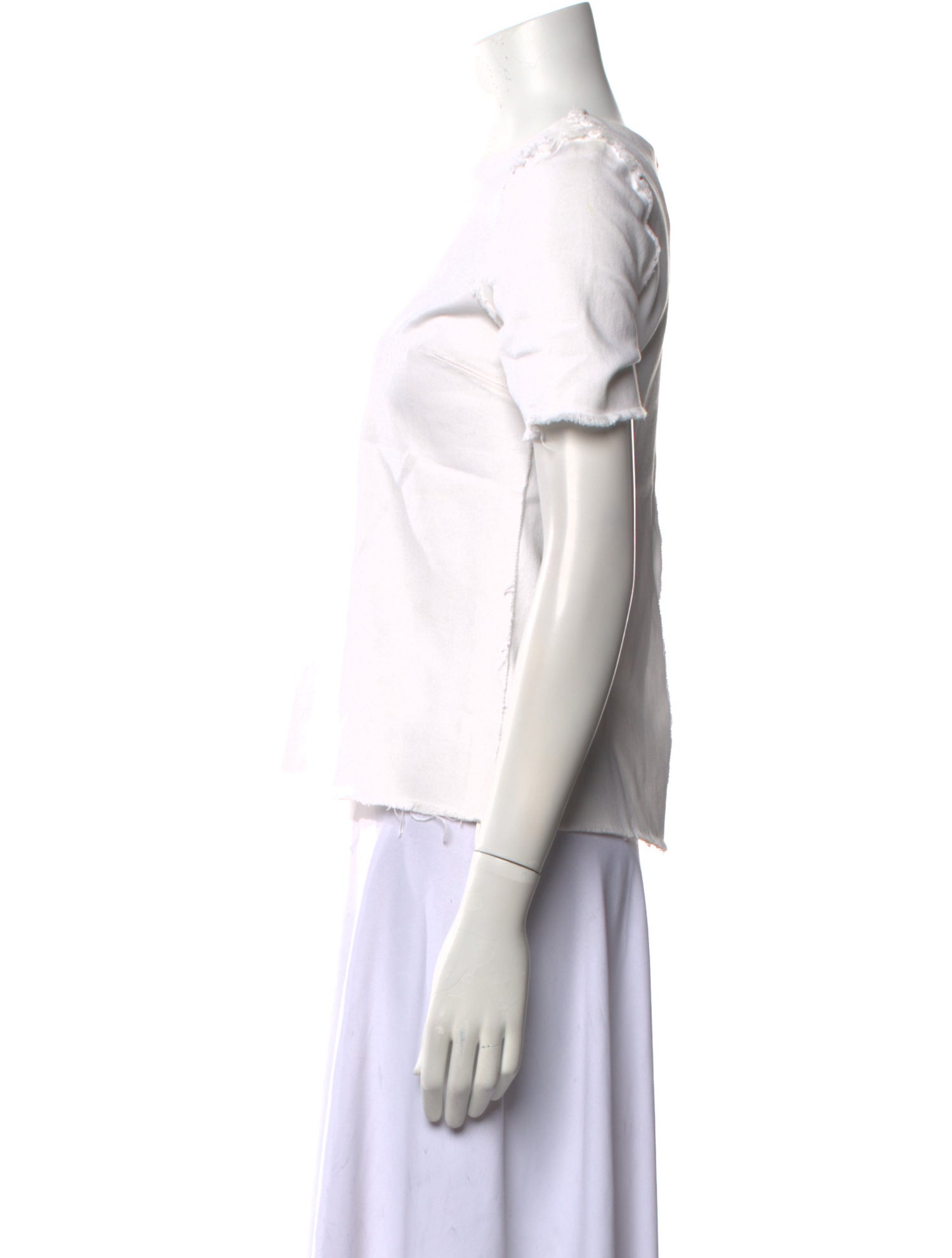 Harvey Faircloth Bateau Neckline Short Sleeve T-Shirt