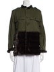 Harvey Faircloth Colorblock Pattern Utility Jacket