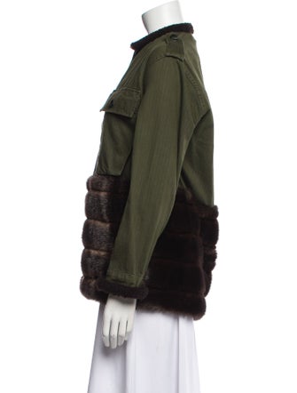 Harvey Faircloth Colorblock Pattern Utility Jacket