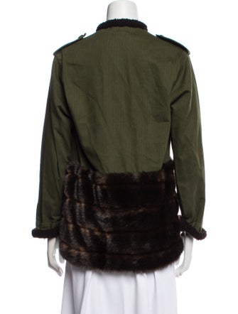 Harvey Faircloth Colorblock Pattern Utility Jacket