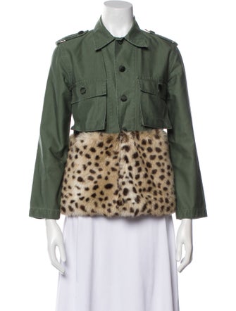 Harvey Faircloth Printed Utility Jacket