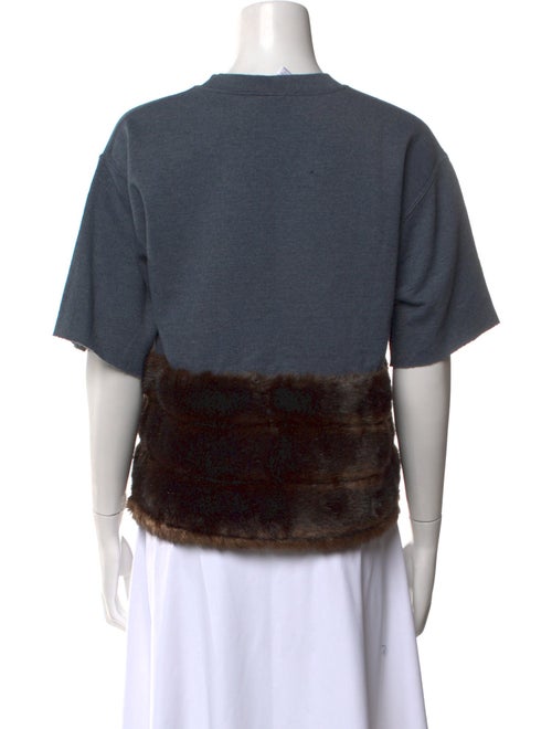 Harvey Faircloth Striped Crew Neck Sweater