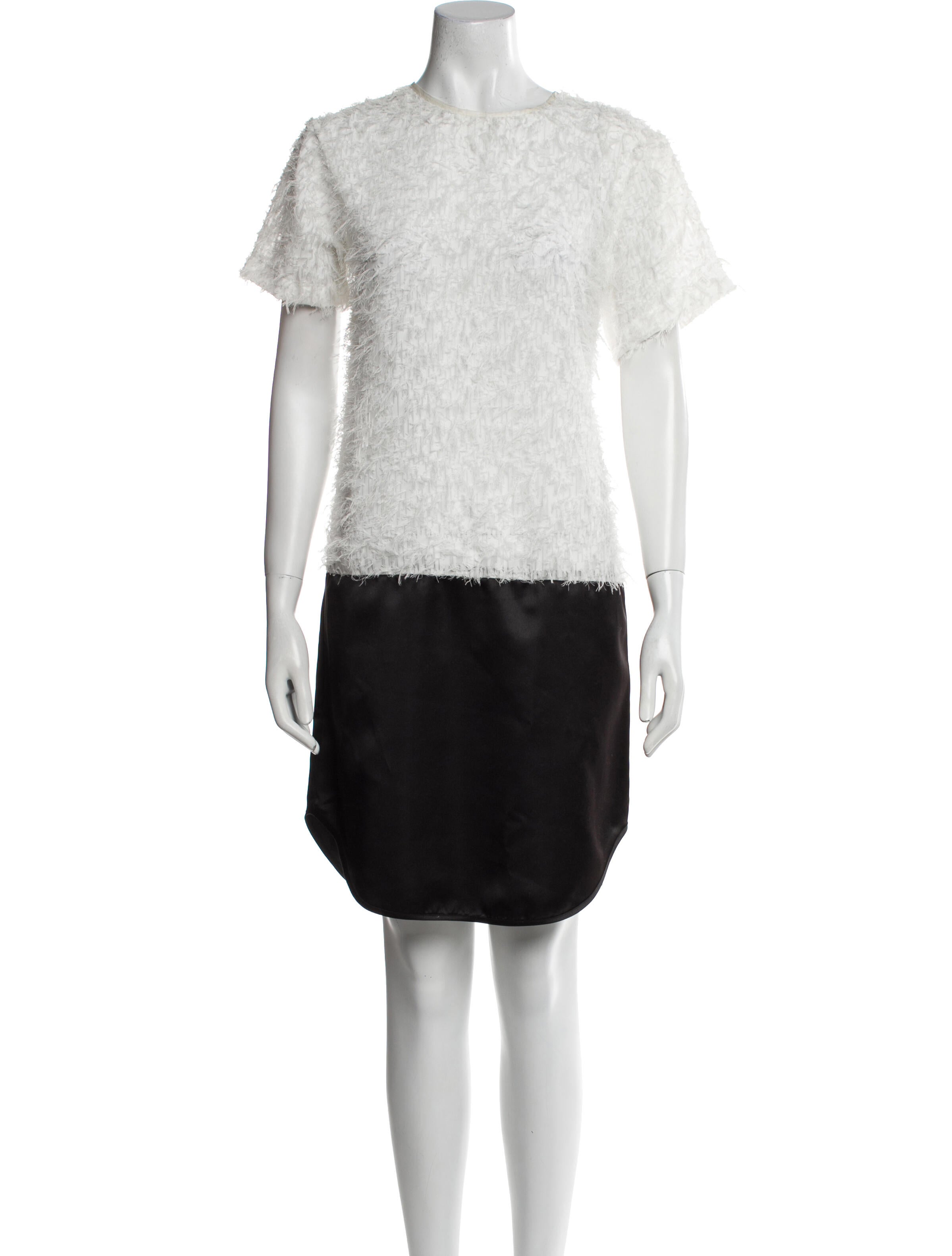 Harvey Faircloth Colorblock Pattern Mini Dress