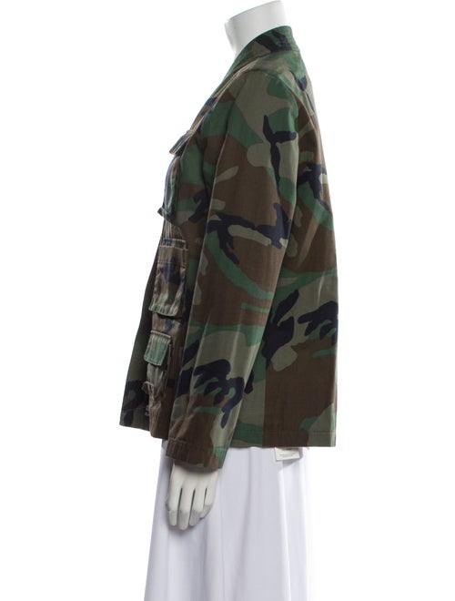 Harvey Faircloth Camouflage Print Utility Jacket