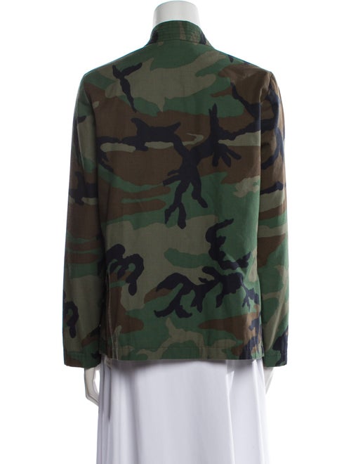 Harvey Faircloth Camouflage Print Utility Jacket