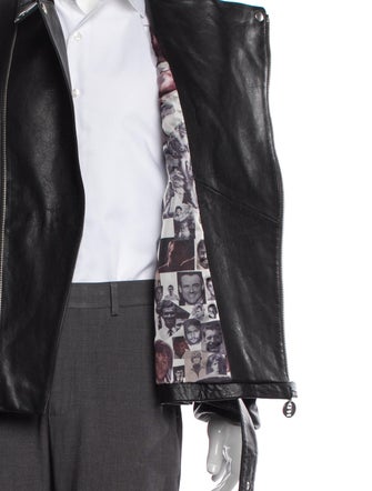 Honey Fucking Dijon Leather Moto Jacket