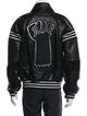 Honey Fucking Dijon Leather Graphic Print Varsity Jacket