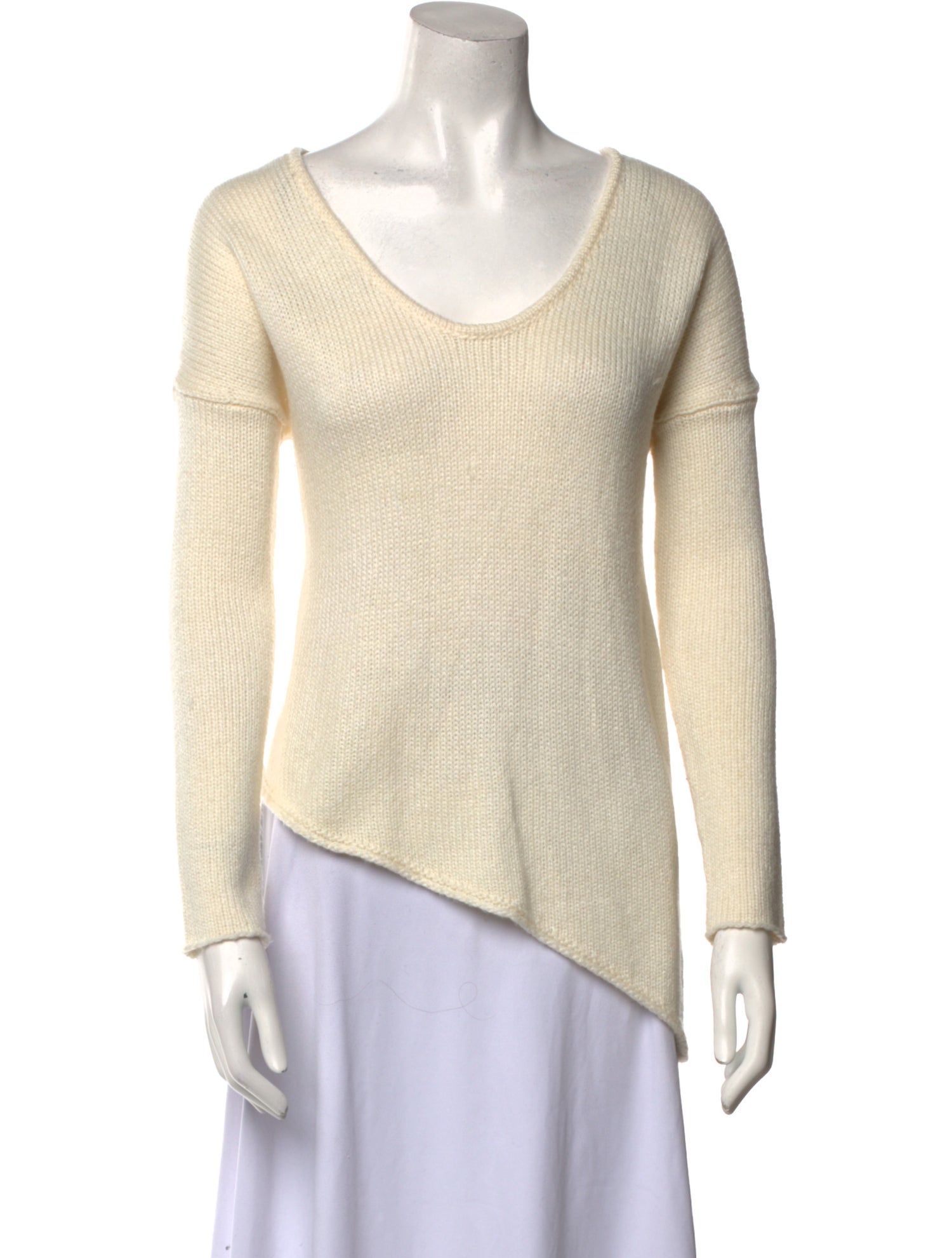 HELMUT Helmut Lang Scoop Neck Sweater
