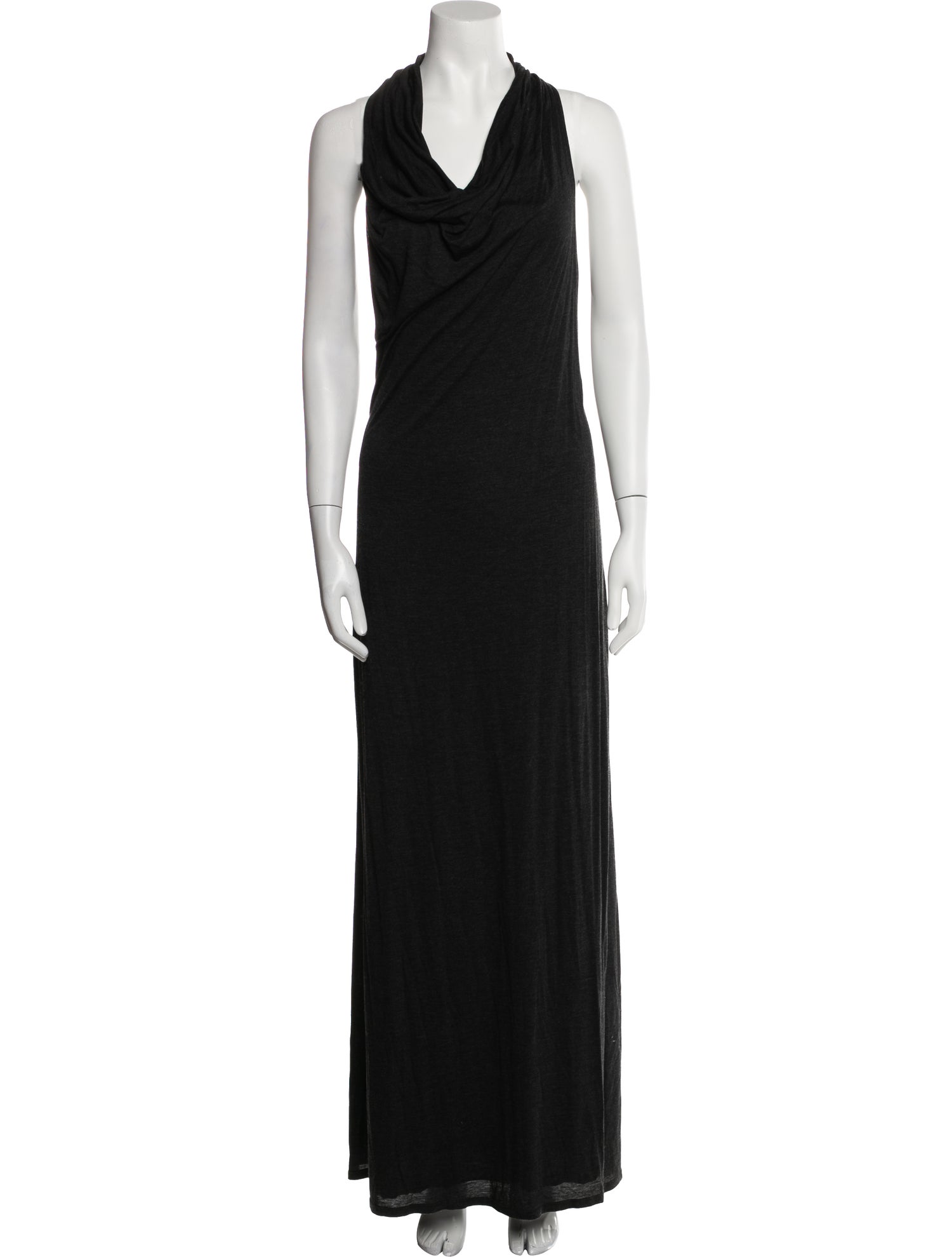 HELMUT Helmut Lang Cowl Neck Long Dress