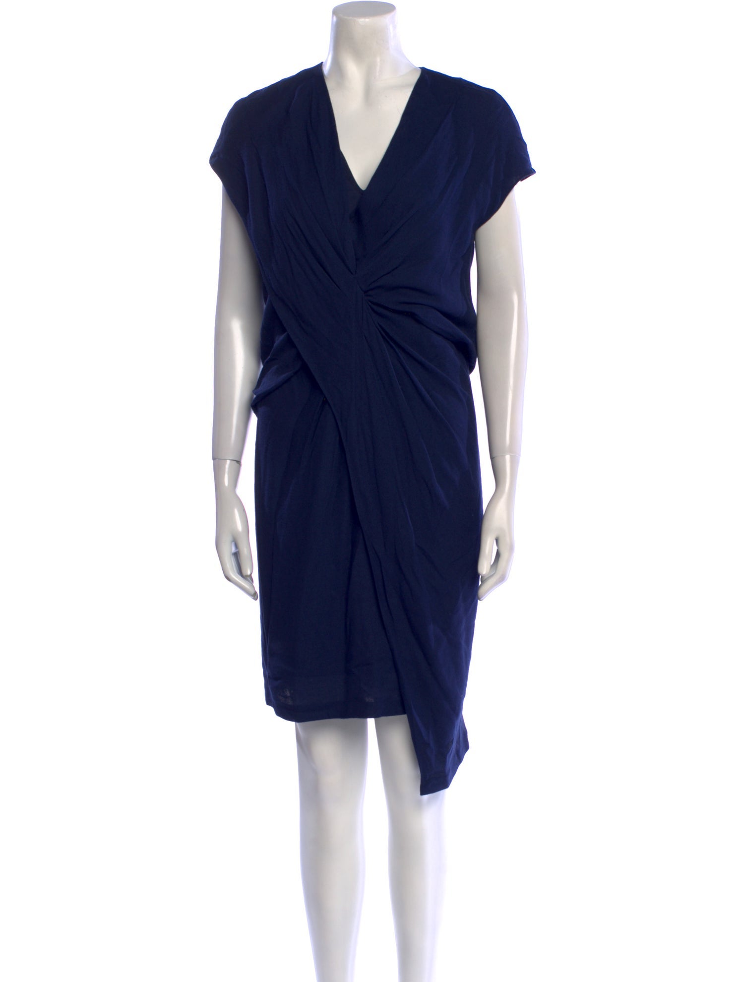 HELMUT Helmut Lang V-Neck Knee-Length Dress