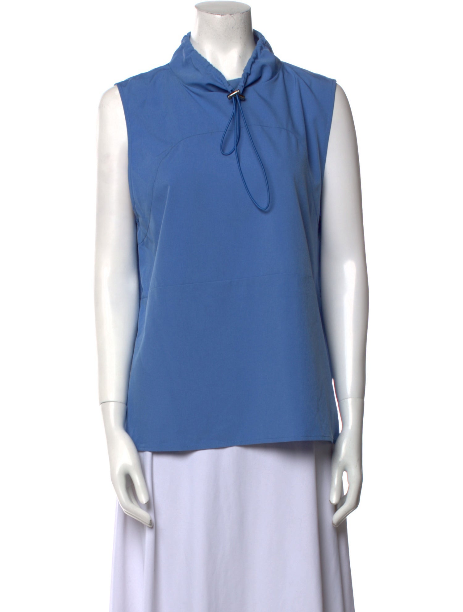 Hosbjerg Mock Neck Sleeveless Blouse