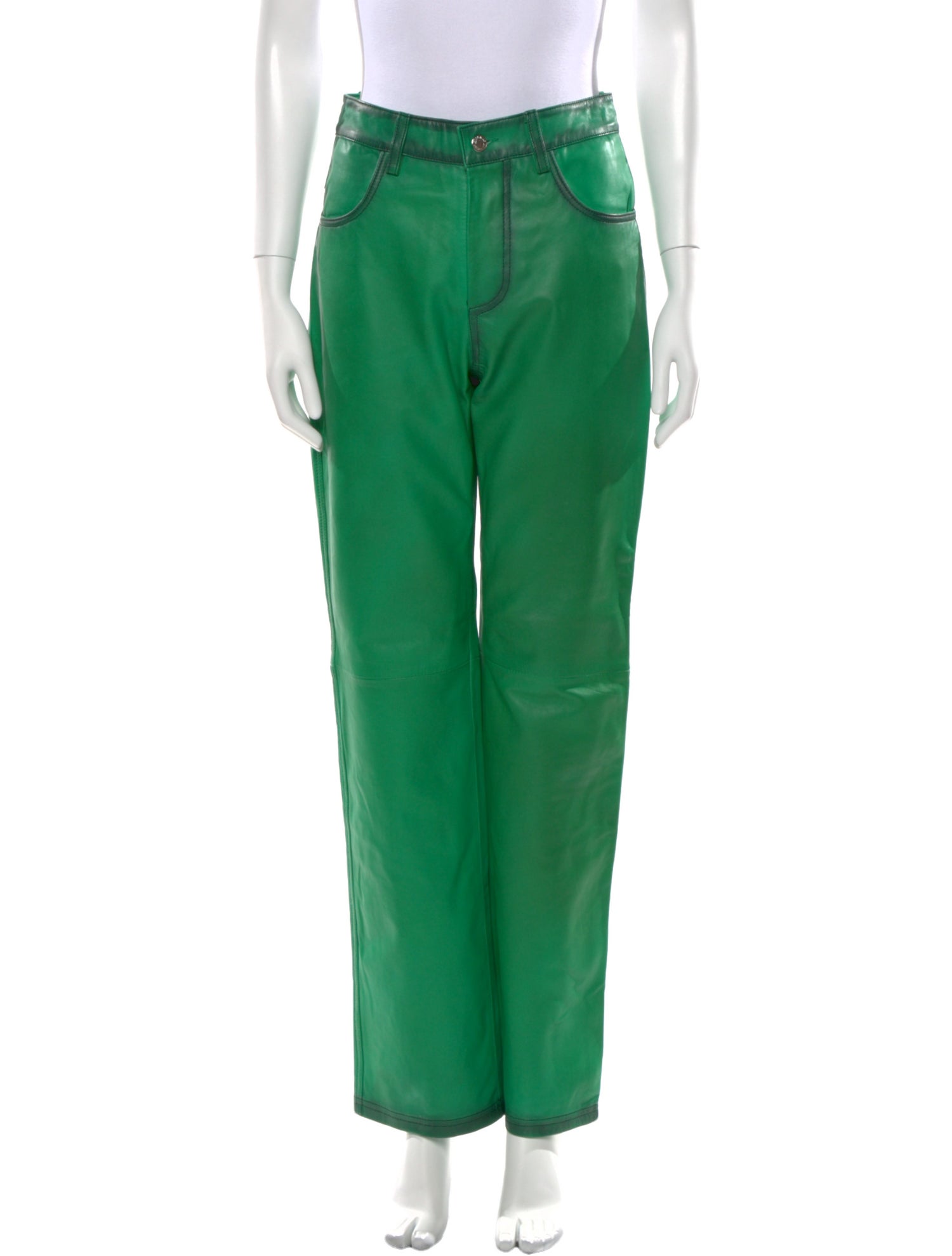 Hosbjerg Leather Wide Leg Pants w/ Tags