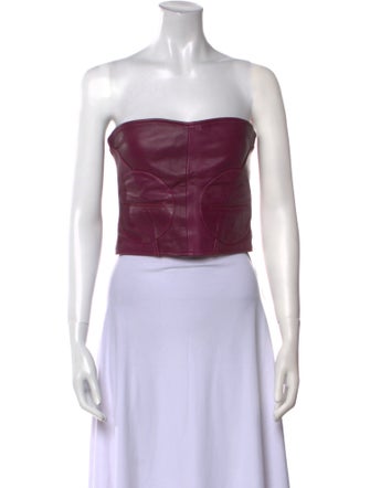 Hosbjerg Strapless Crop Top