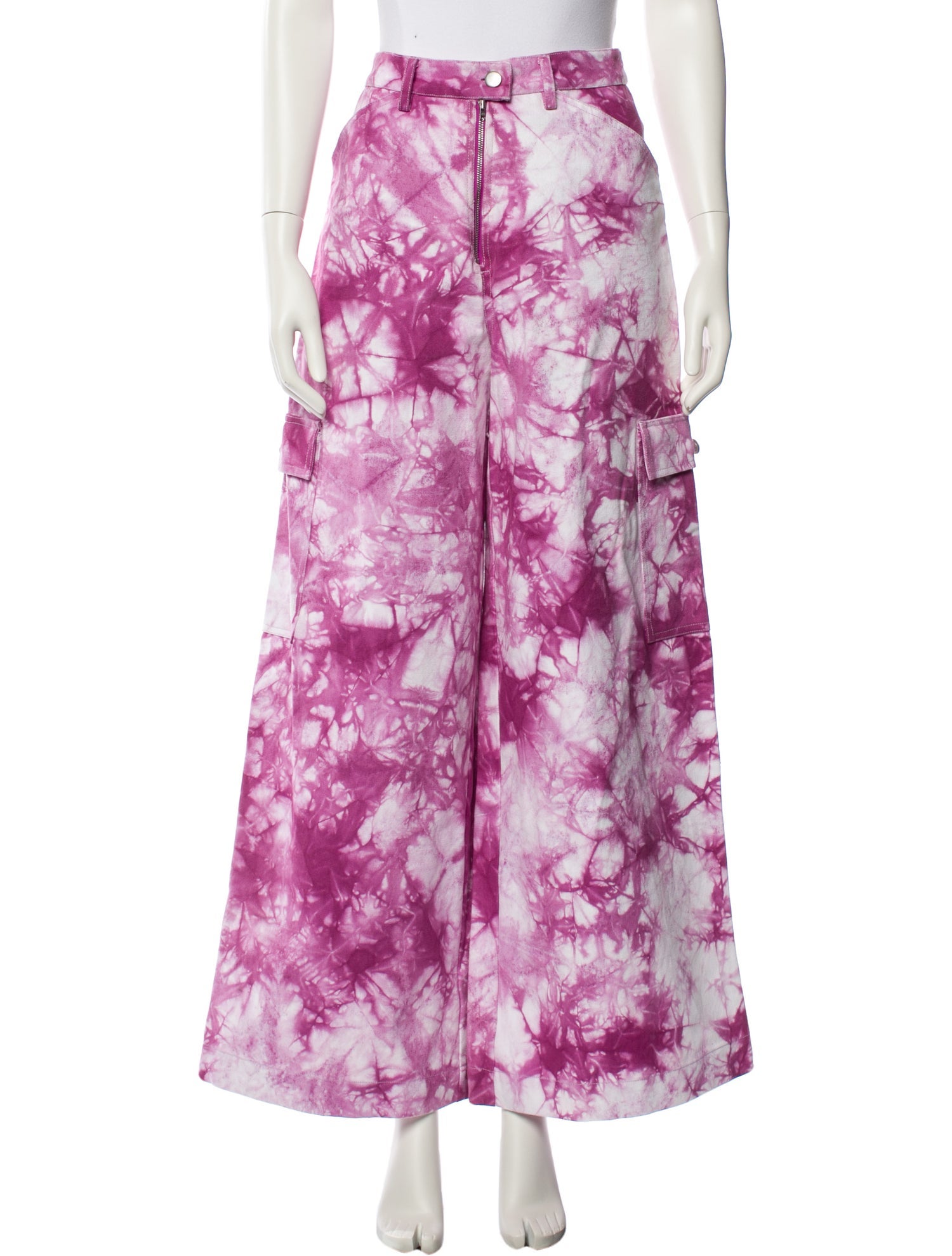 Hosbjerg Floral Print Wide Leg Pants