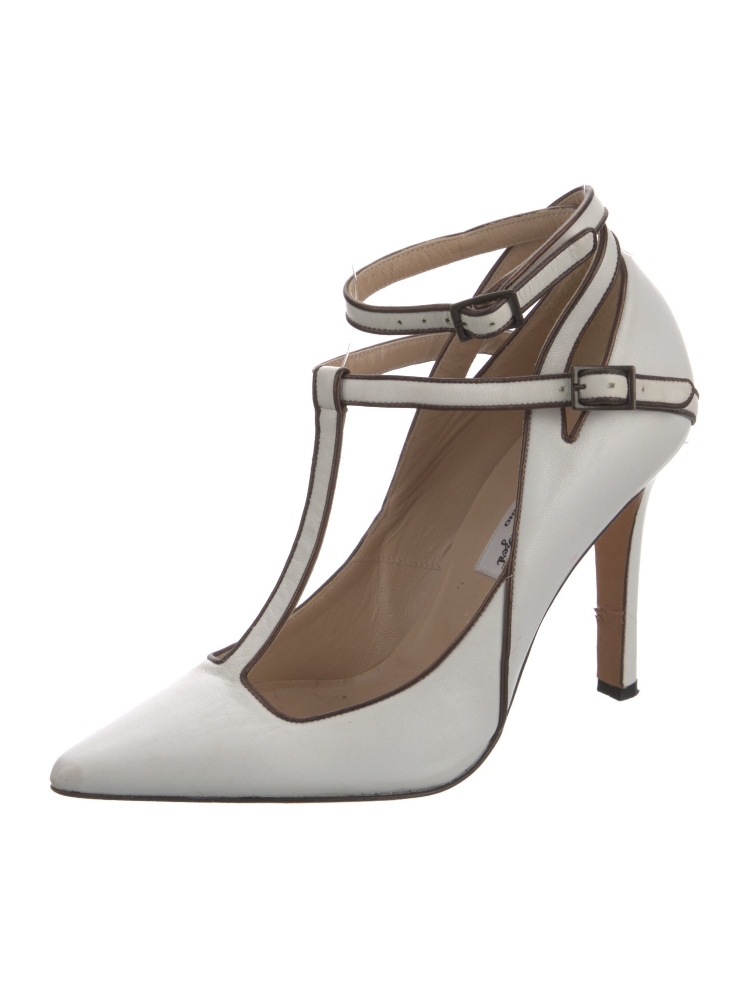Henri Lepore Dezert Leather Pumps