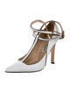 Henri Lepore Dezert Leather T-Strap Pumps