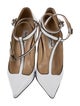 Henri Lepore Dezert Leather T-Strap Pumps