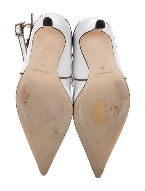 Henri Lepore Dezert Leather T-Strap Pumps