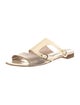 Henri Lepore Dezert Leather Slides