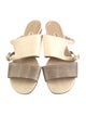 Henri Lepore Dezert Leather Slides