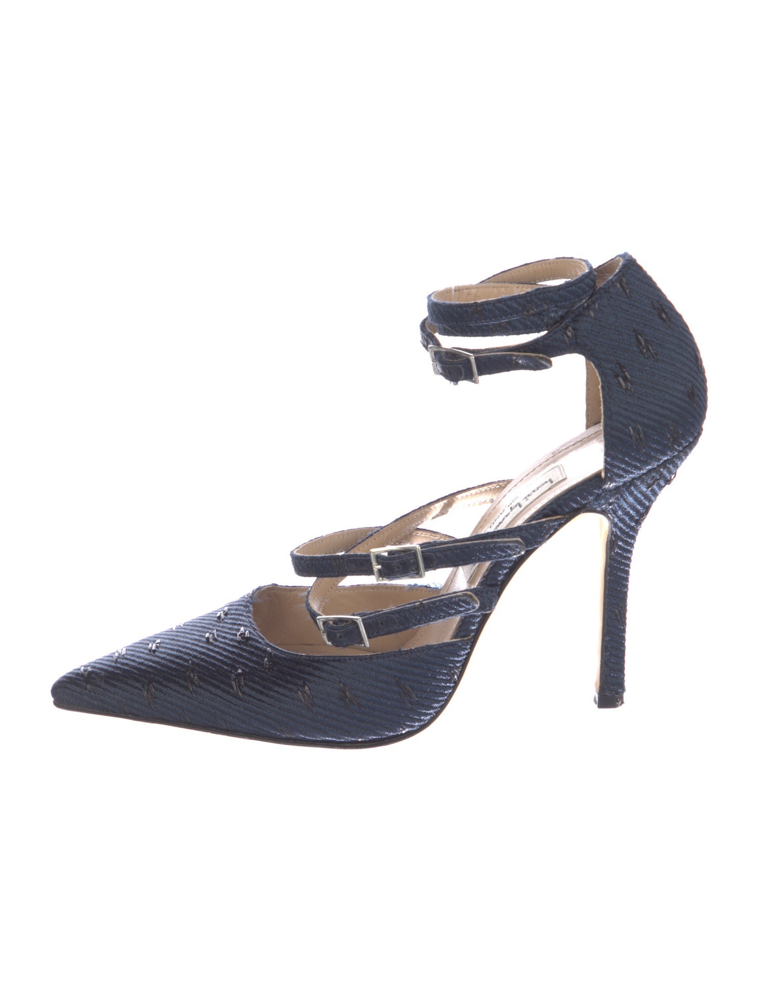Henri Lepore Dezert Leather Pumps