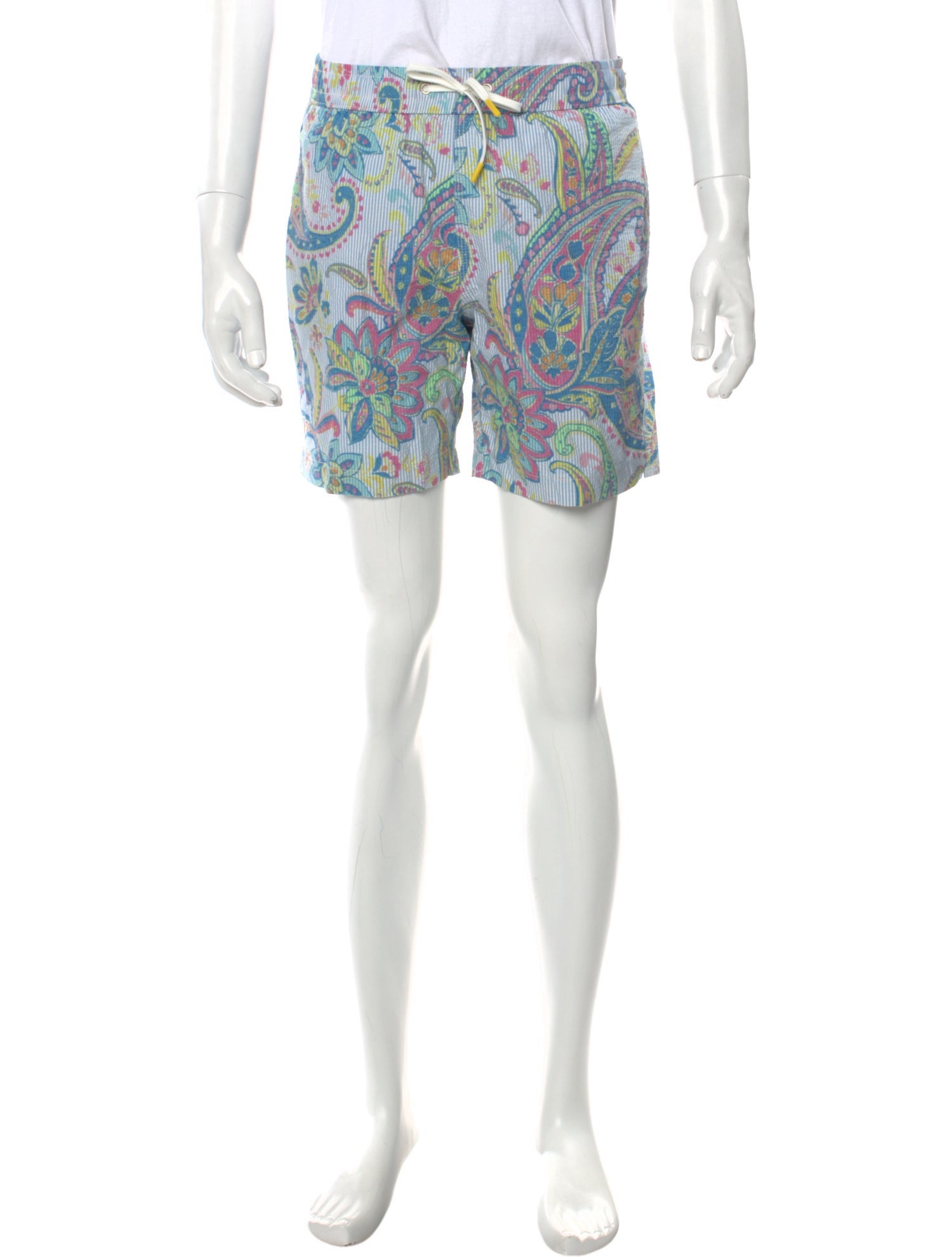 Hartford Paisley Print Swim Trunks