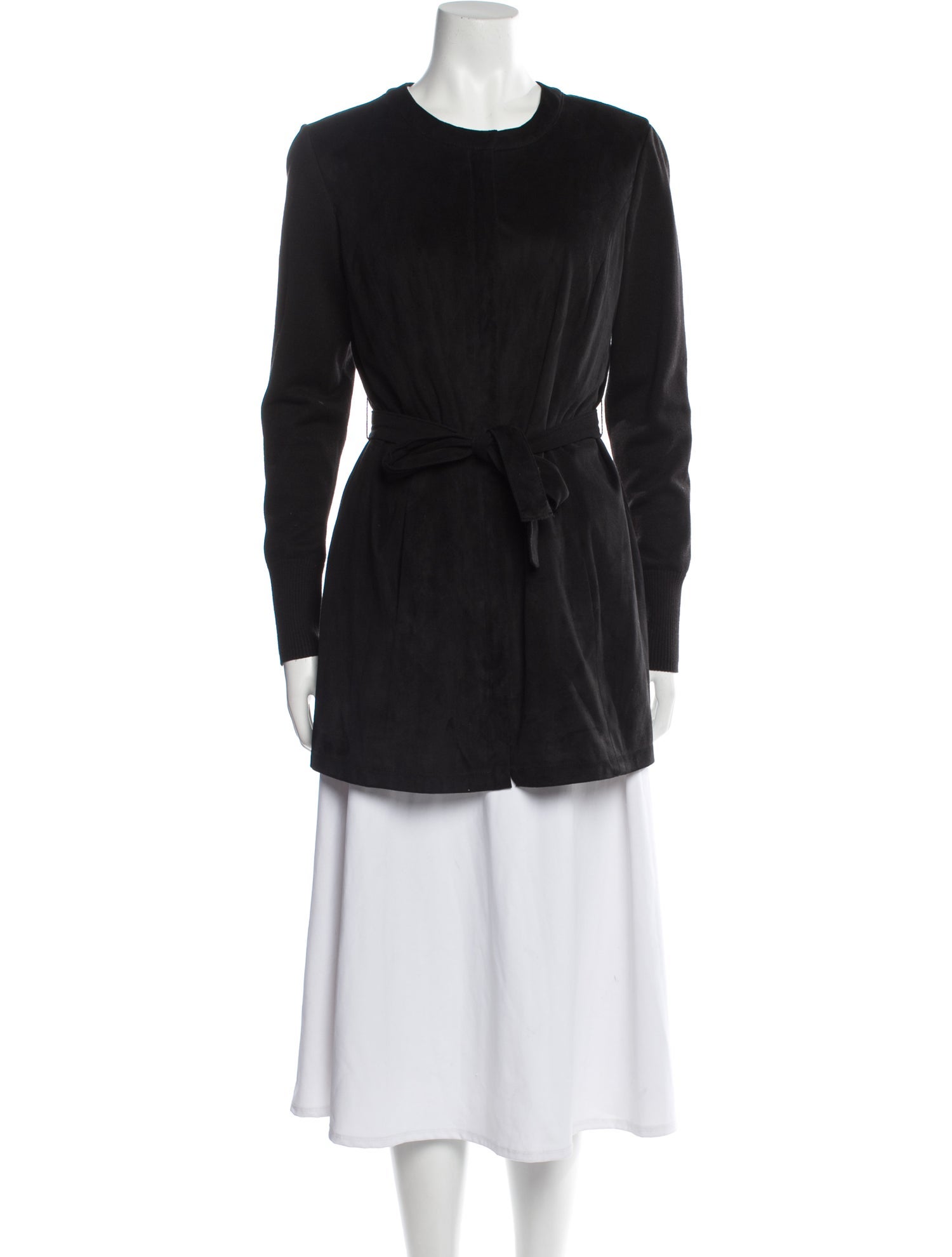 H by Halston Crew Neck Mini Dress