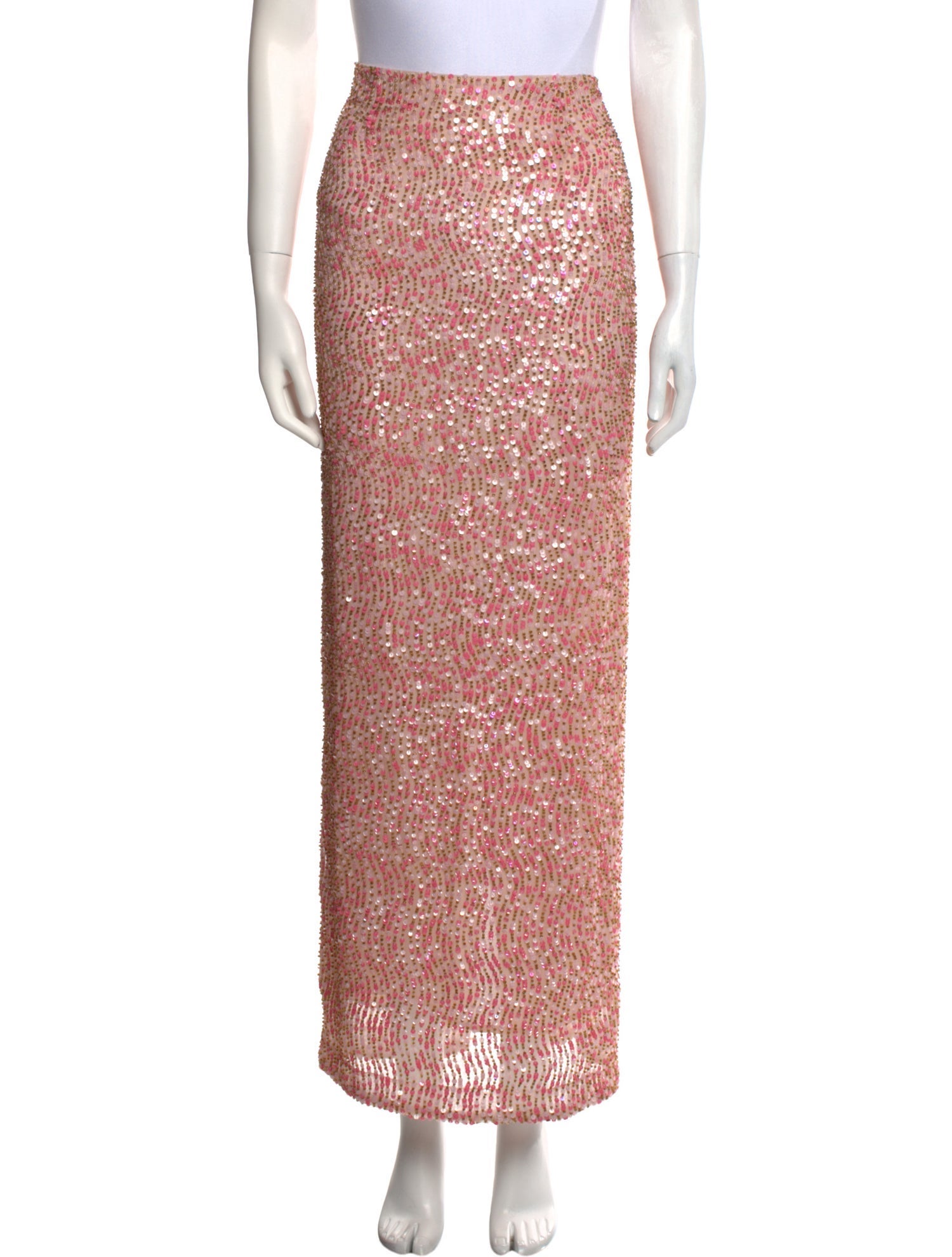 H by Halston Sequin Midi Length Skirt