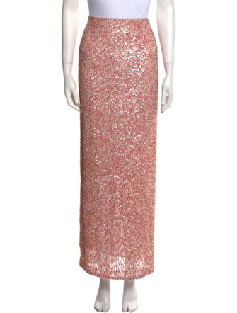 H by Halston Sequin Midi Length Skirt