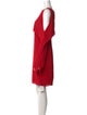 H by Halston Bateau Neckline Mini Dress
