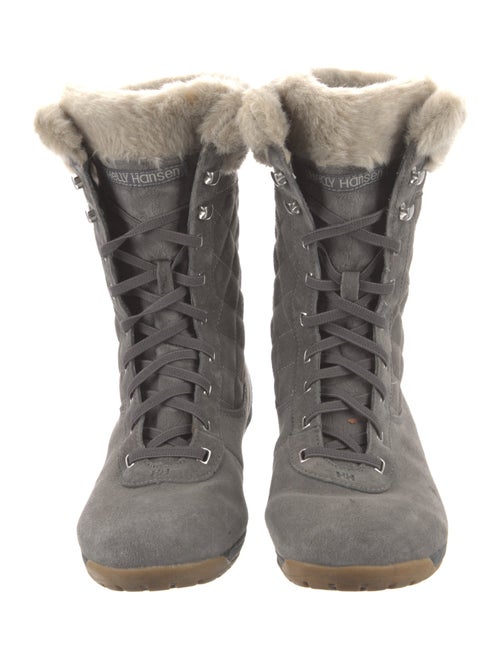 Helly Hansen Suede Colorblock Pattern Lace-Up Boots