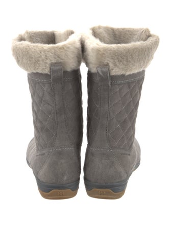 Helly Hansen Suede Colorblock Pattern Lace-Up Boots