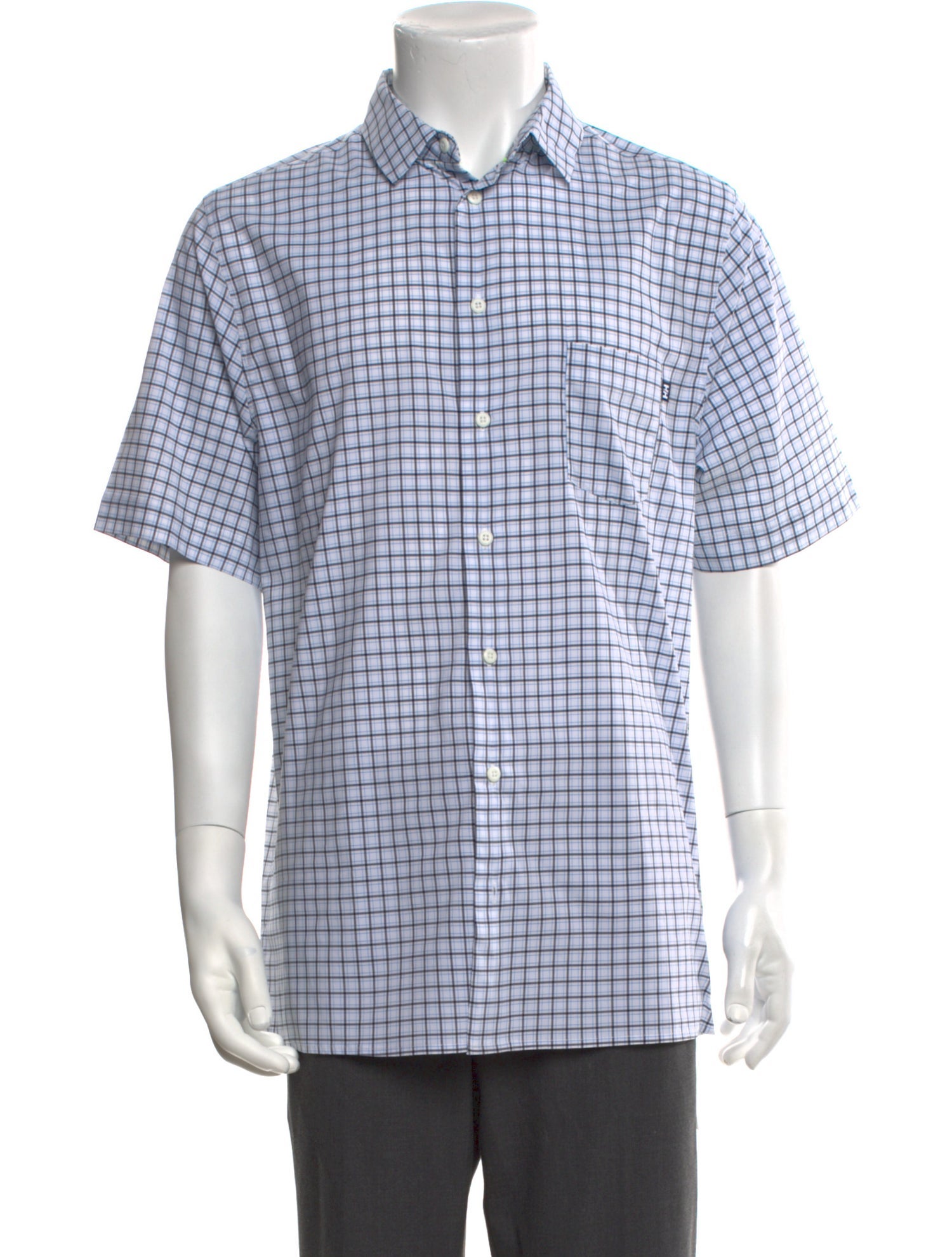 Helly Hansen Plaid Print Short Sleeve Shirt