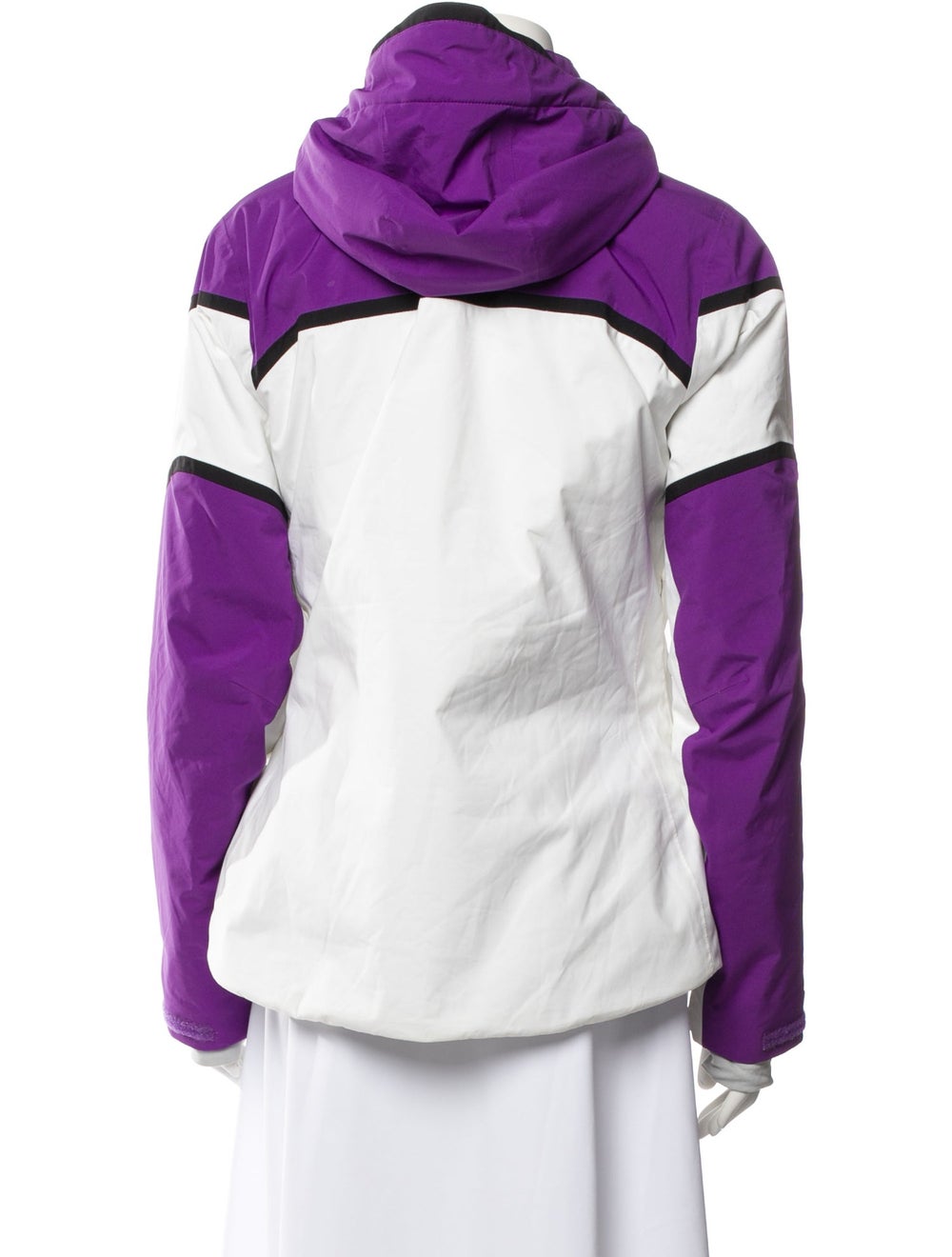 Helly Hansen Jacket White Colorblock Pattern With… - image 3