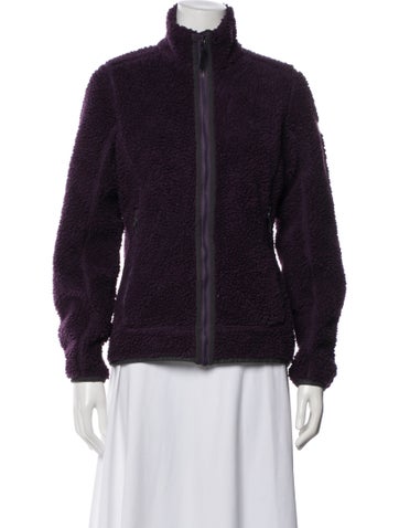 Pre-owned Helly Hansen Faux Fur Jacket In Purple