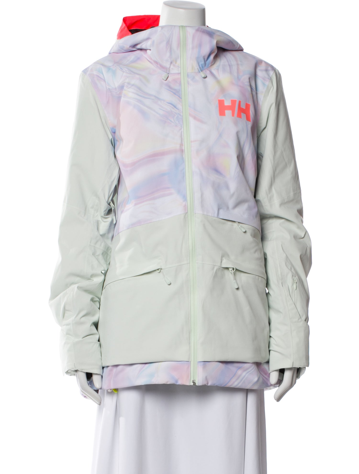 Helly Hansen Colorblock Pattern Coat w/ Tags